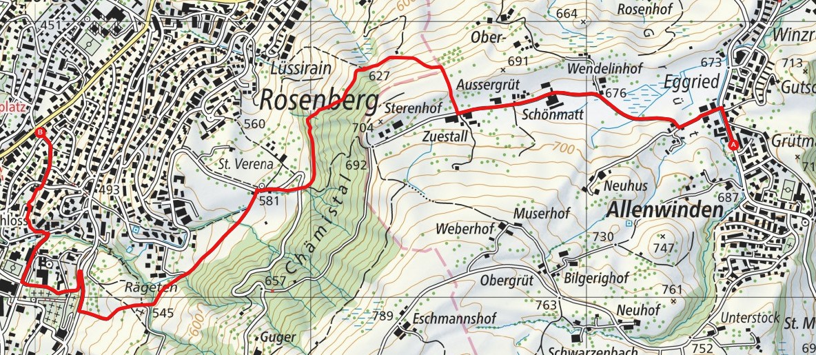 Allenwinden-Zug