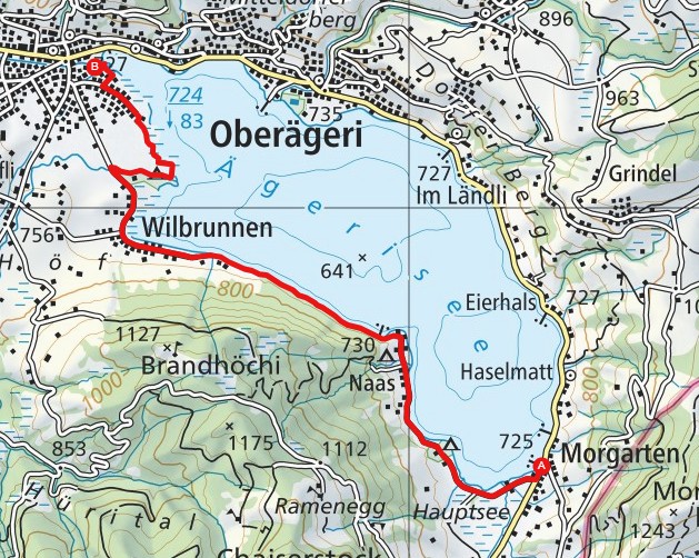Morgarten-Bergwald-Unterägeri