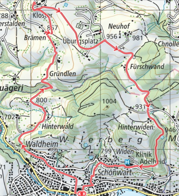 Unterägeri-Gubel-Unterägeri